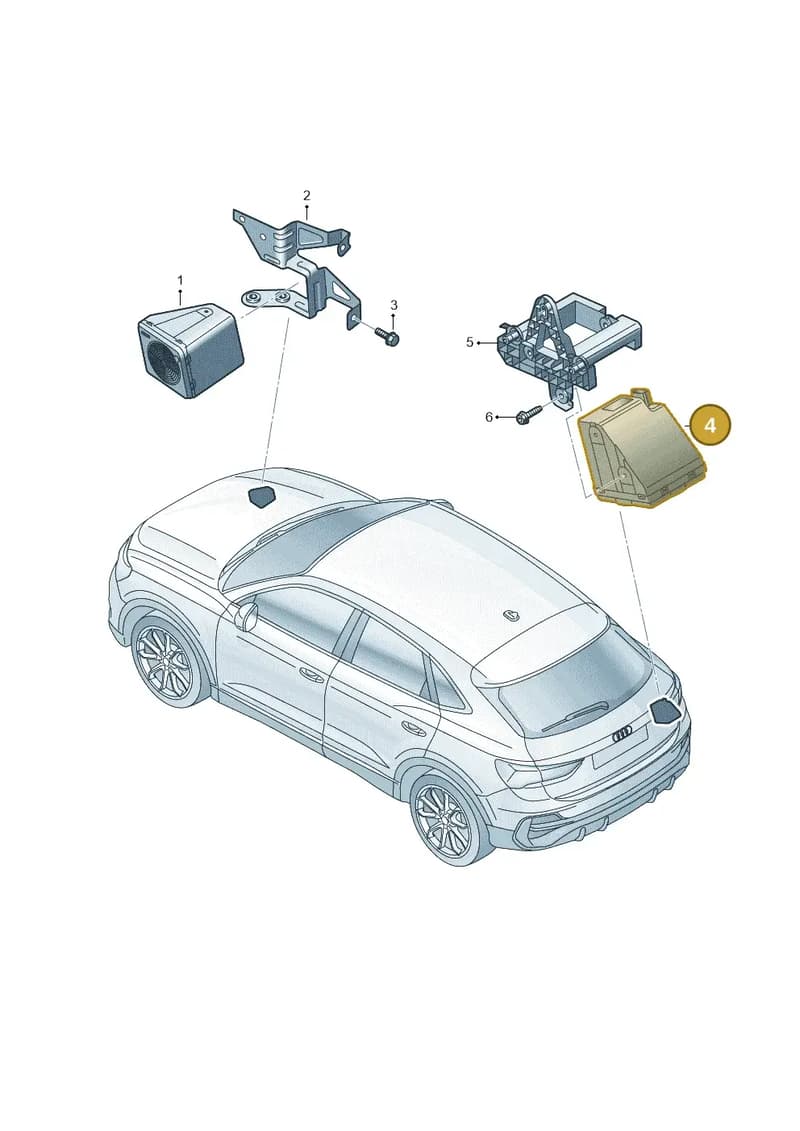 89A035466A — Audi Q4 Sportback (2021-2025) diagram 89a035250, position 4