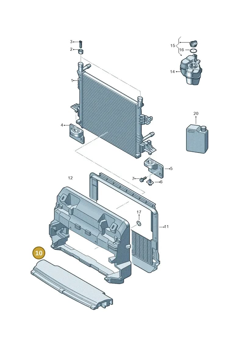 89A121230 — Audi Q4 Sportback (2021-2025) diagram 89a121200, position 10
