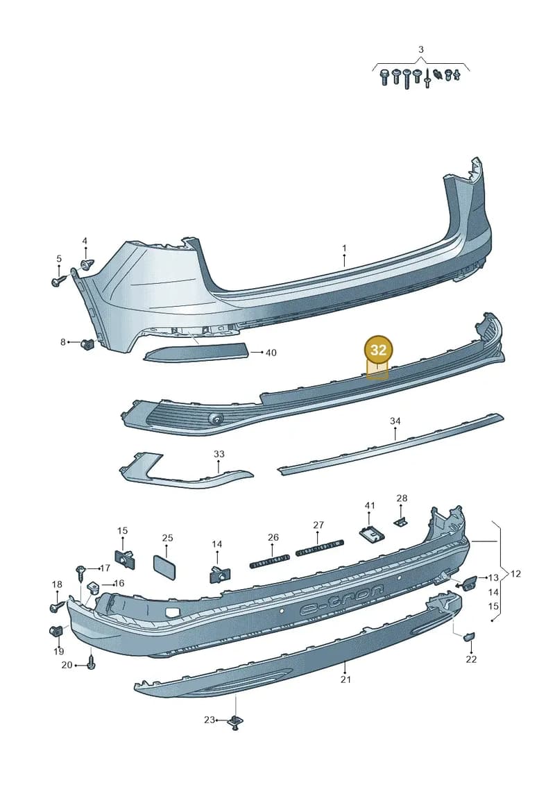 89A807833A9B9 — Audi Q4 Sportback (2021-2025) diagram 89a807700, position 32