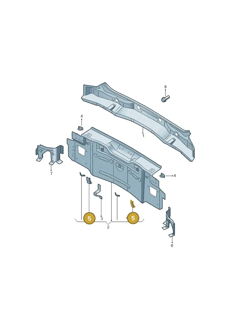 89A813745 — Audi Q4 Sportback (2021-2025) diagram 89a813000, position 5
