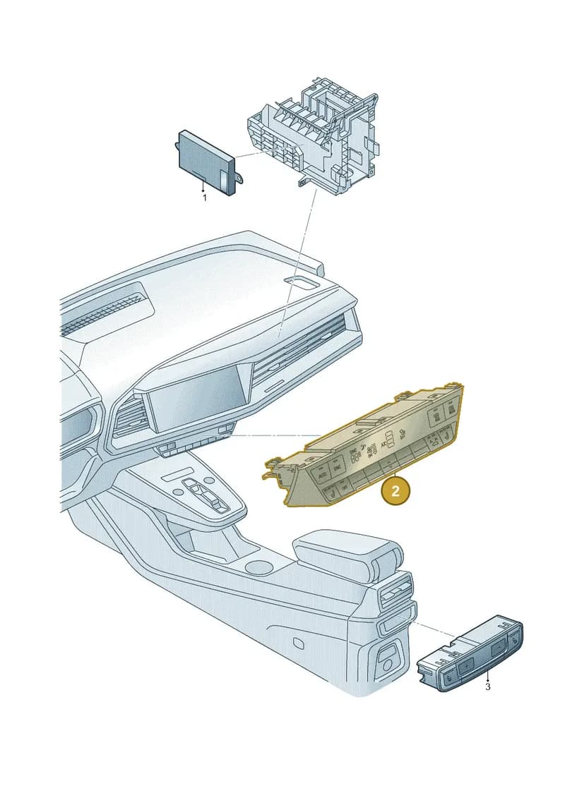 89A820043C — Audi Q4 Sportback (2021-2025) diagram 89a819410, position 2