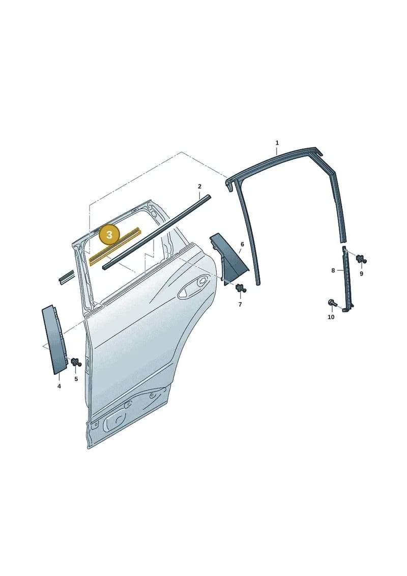 89A839480 — Audi Q4 Sportback (2021-2025) diagram 89a839040, position 3
