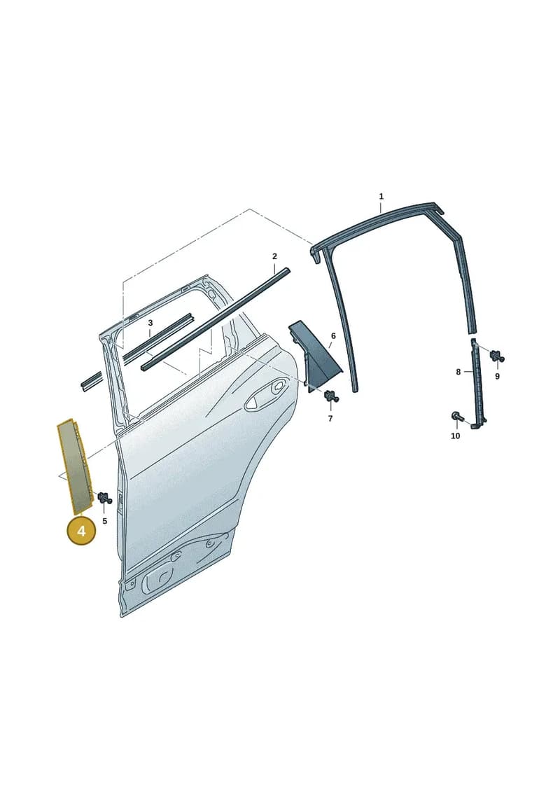 89A839902 — Audi Q4 Sportback (2021-2025) diagram 89a839040, position 4