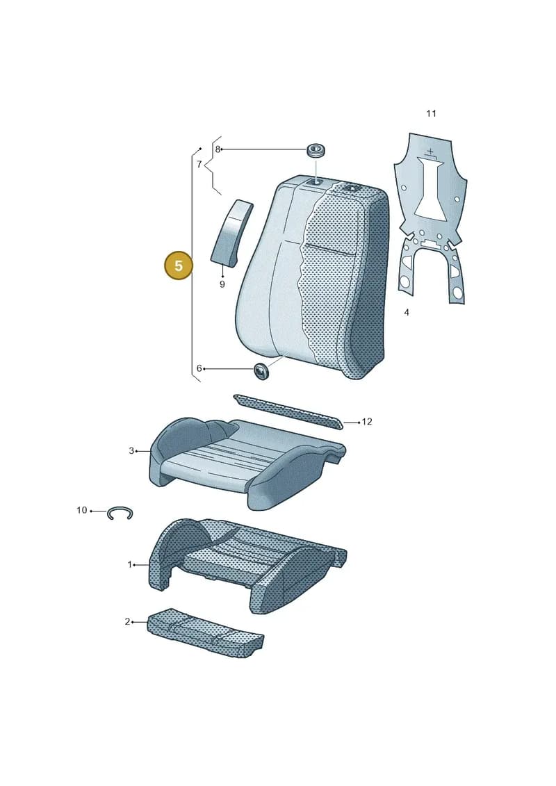 89A881805RGCG — Audi Q4 Sportback (2021-2025) diagram 8wk881600, position 5
