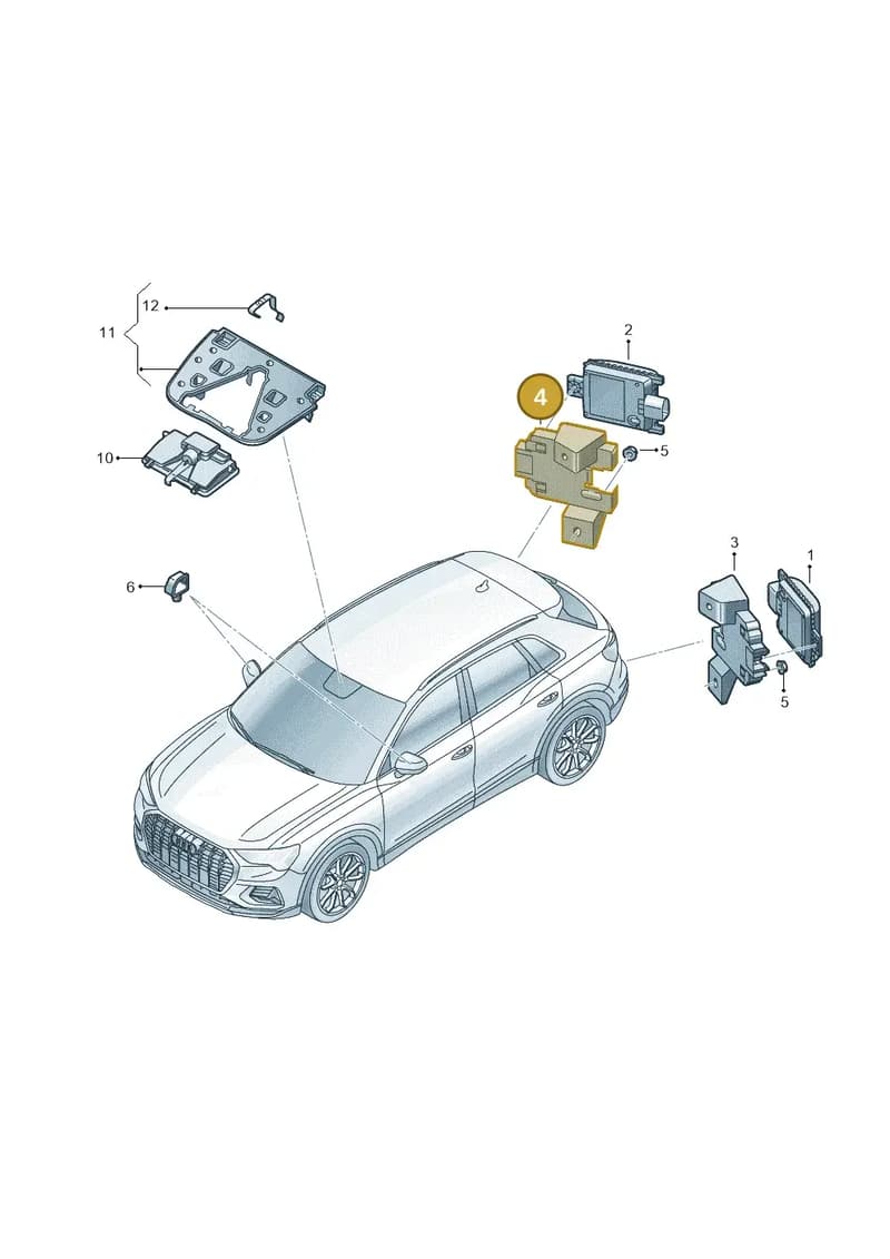 89A907462 — Audi Q4 Sportback (2021-2025) diagram 89a907220, position 4