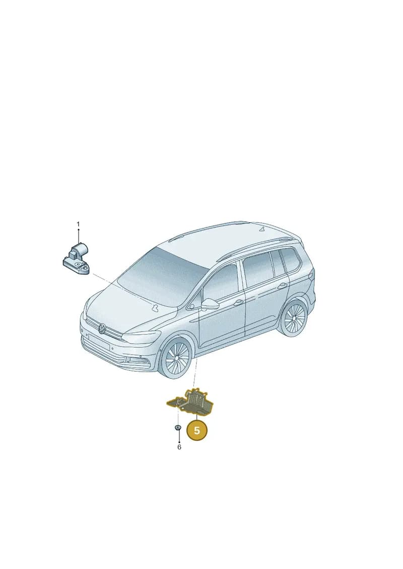 89A945301 — Audi Q5 e-tron (2021-) diagram 30d945500, position 5