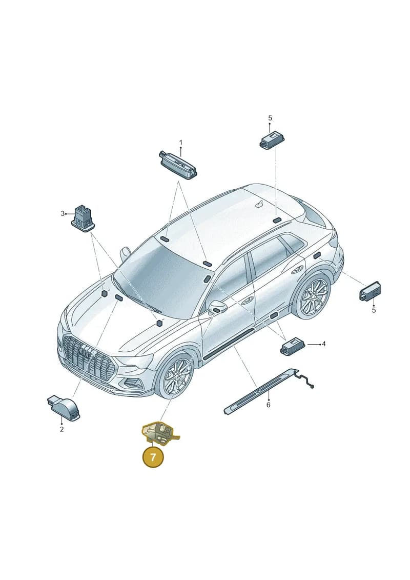 89A945302 — Audi Q4 Sportback (2021-2025) diagram 89a947100, position 7