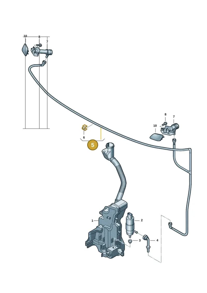 89A955970 — Audi Q4 Sportback (2021-2025) diagram 89a955030, position 5