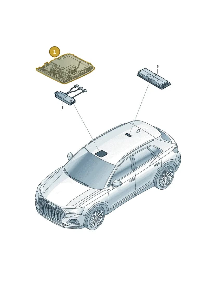 89A959561EAZ3 — Audi Q4 Sportback (2021-2025) diagram 89a947000, position 1