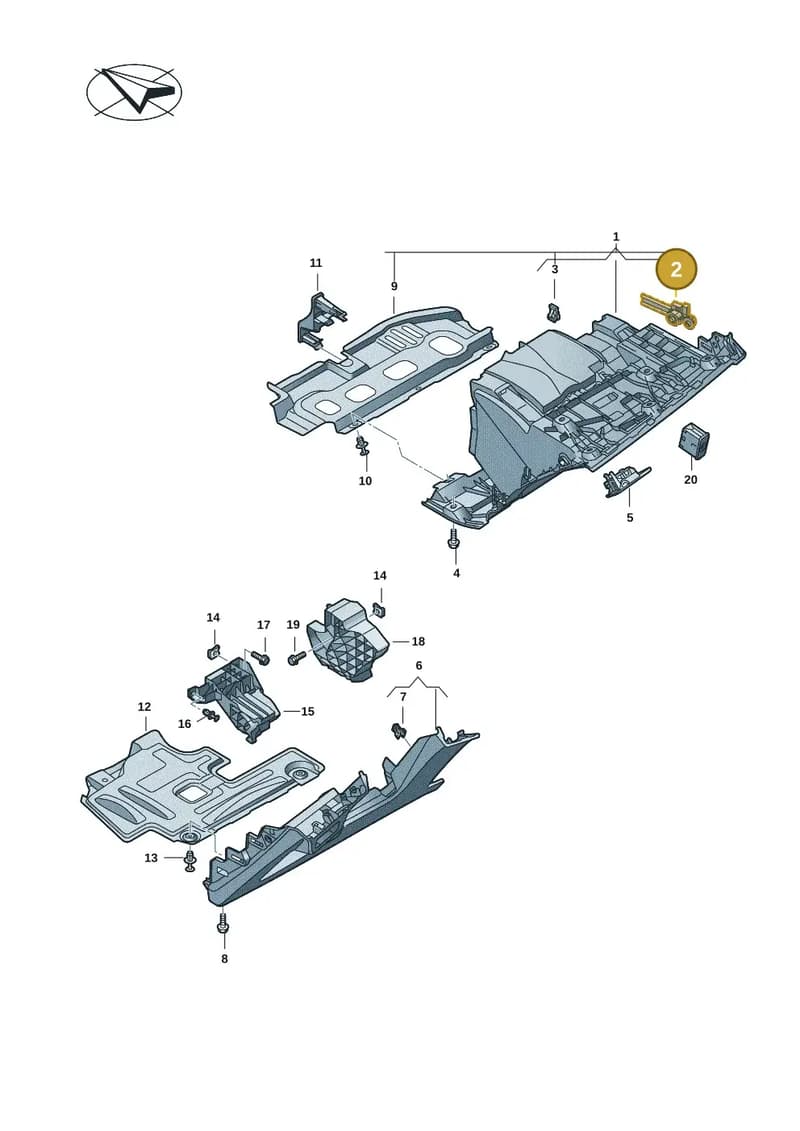 89B858649 — Audi Q4 Sportback (2021-2025) diagram 89a857250, position 2