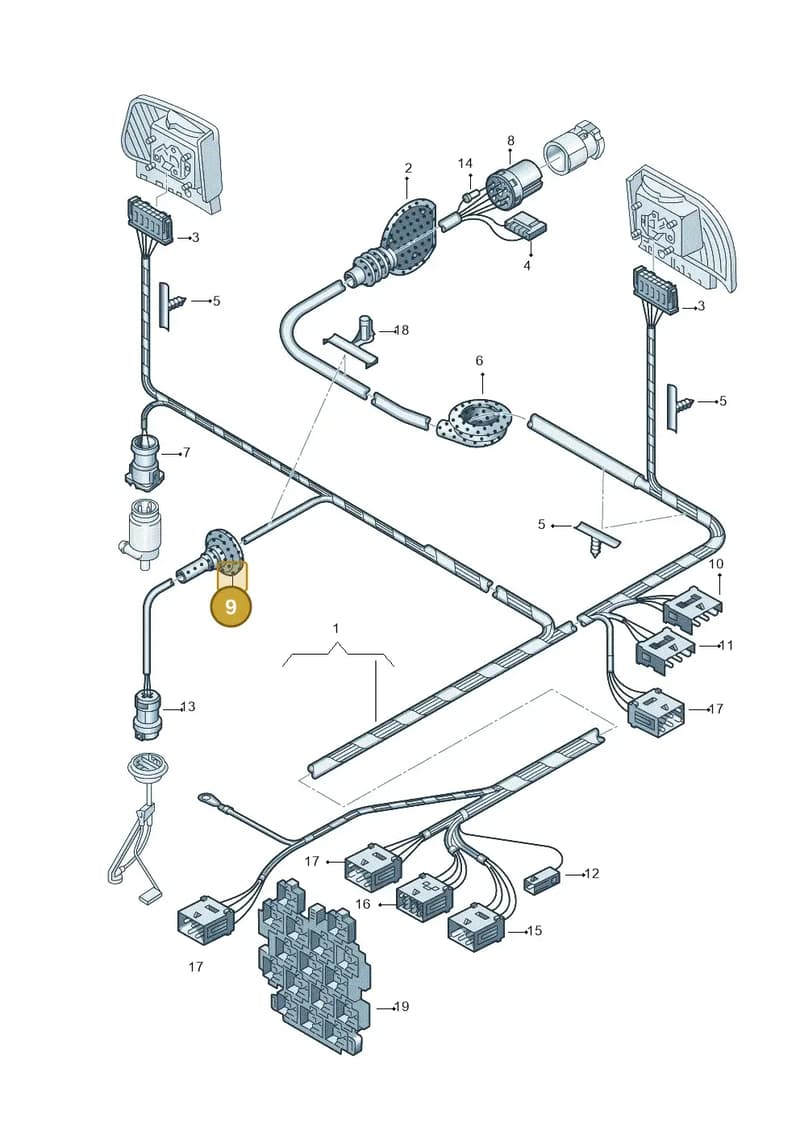 8A0971908 — Audi RS4 AV. QU. (2000-2001) diagram 157972840, position 9