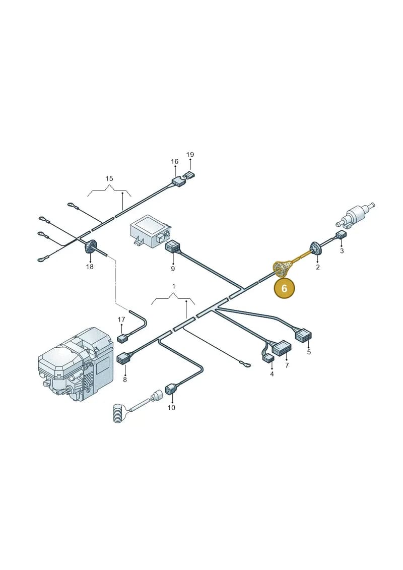8A0971908 — Audi A6/Wagon/quattro (2001-2004) diagram 260972690, position 6