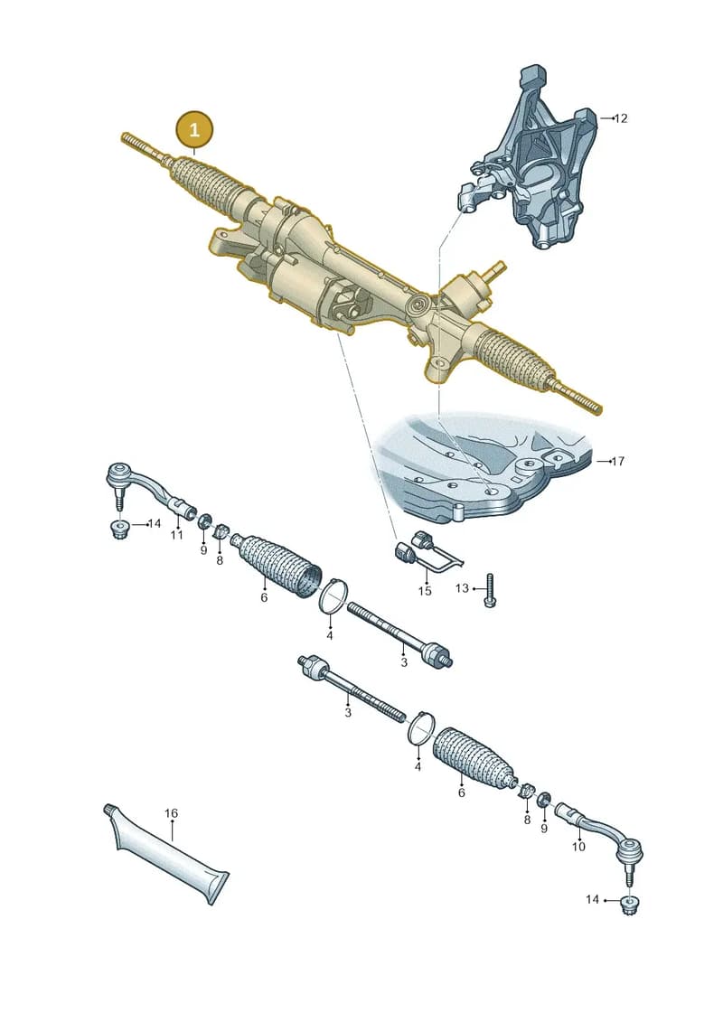 8B1423053S — Audi A5 Limousine (2024-2025) diagram 849423000, position 1