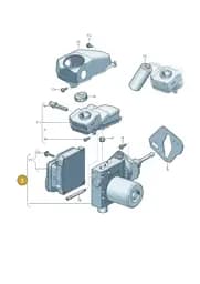 8B1698100J Audi Brake Servo
