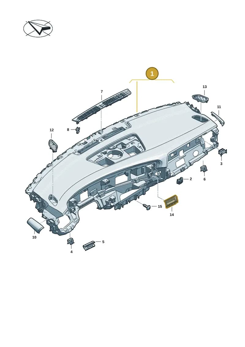 8B1857001BBCN — Audi A5 Limousine (2024-2025) diagram 8wk857100, position 1