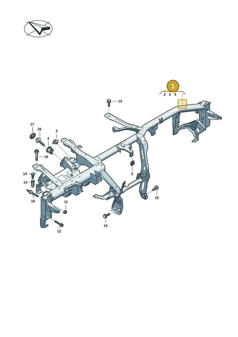 8B1857017 — Audi A5 Limousine (2024-2025) diagram 8wk857000, position 1