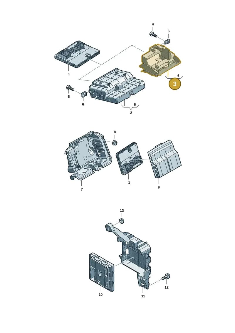 8B1907286C — Audi A5 Limousine (2024-2025) diagram 8wh907200, position 3