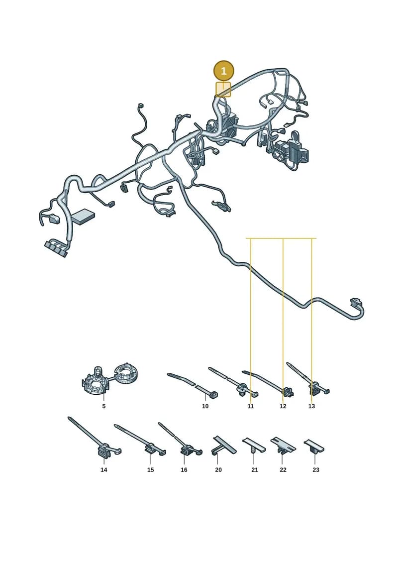 8B1971315 — Audi A5 Limousine (2024-2025) diagram 8wh971900, position 1