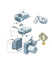 8B2698161 Audi Seal