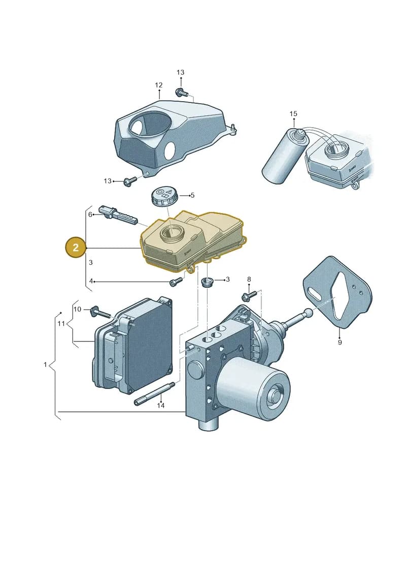 8B2698301 — Audi A5 Limousine (2024-2025) diagram 8wk612020, position 2