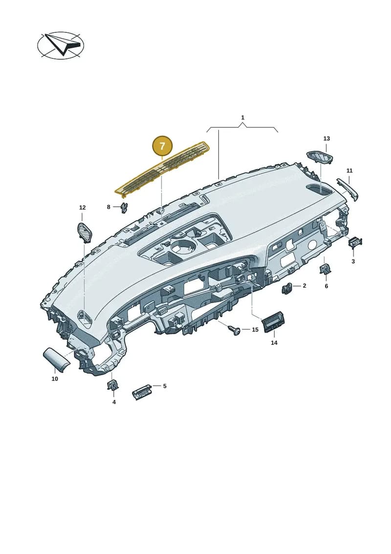 8B28196354PK — Audi A5 Limousine (2024-2025) diagram 8wk857100, position 7