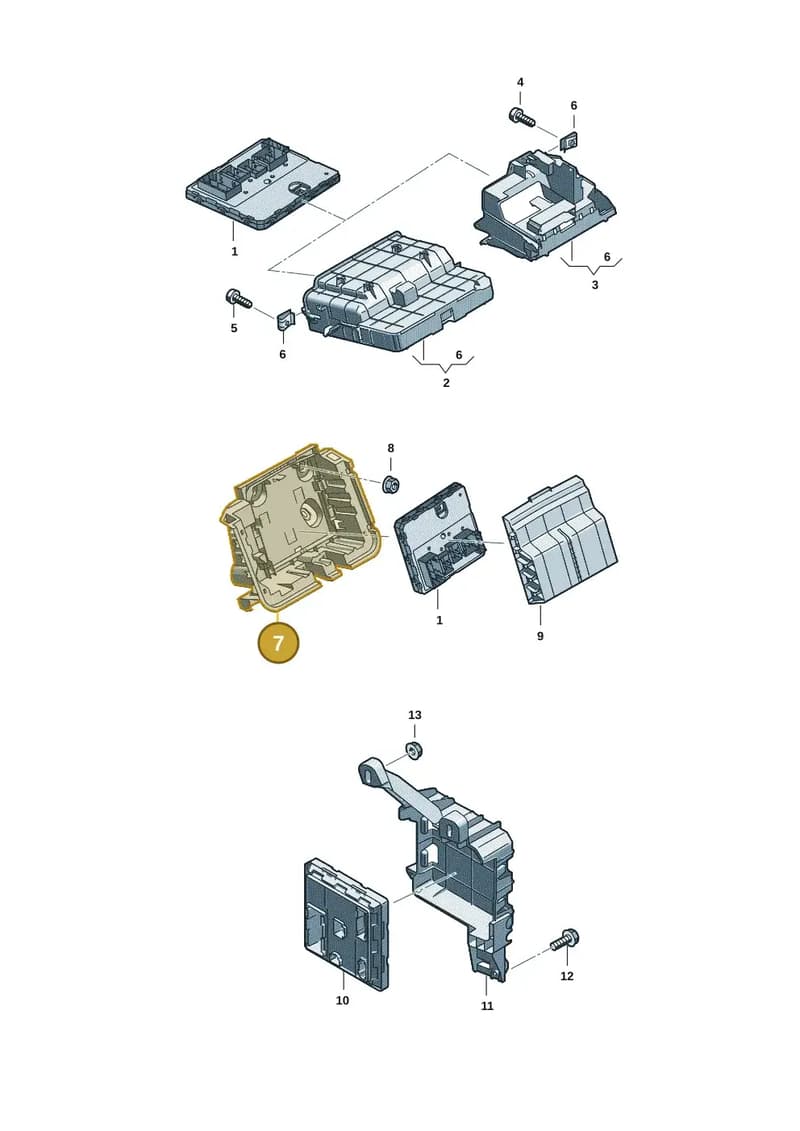 8B2907286 — Audi A5 Limousine (2024-2025) diagram 8wh907200, position 7