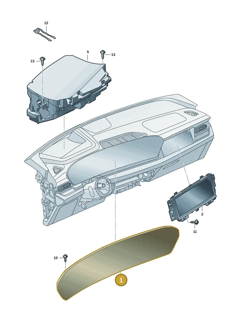 8B2919605B — Audi Q6 e-tron (2023-2025) diagram f5s919000, position 1