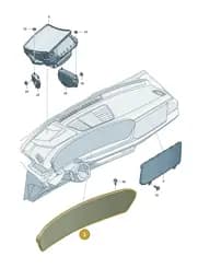 8B2919605B Audi Display Unit