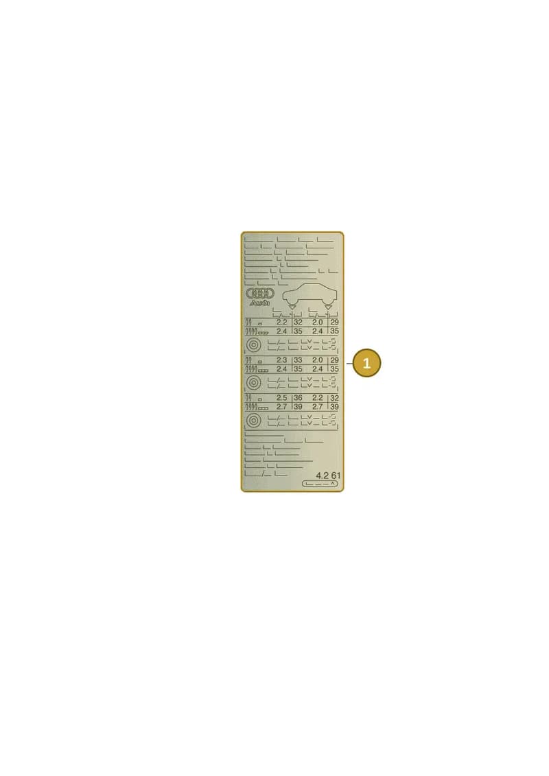 8B3010502C — Audi A5 Limousine (2024-2025) diagram 849010220, position 1