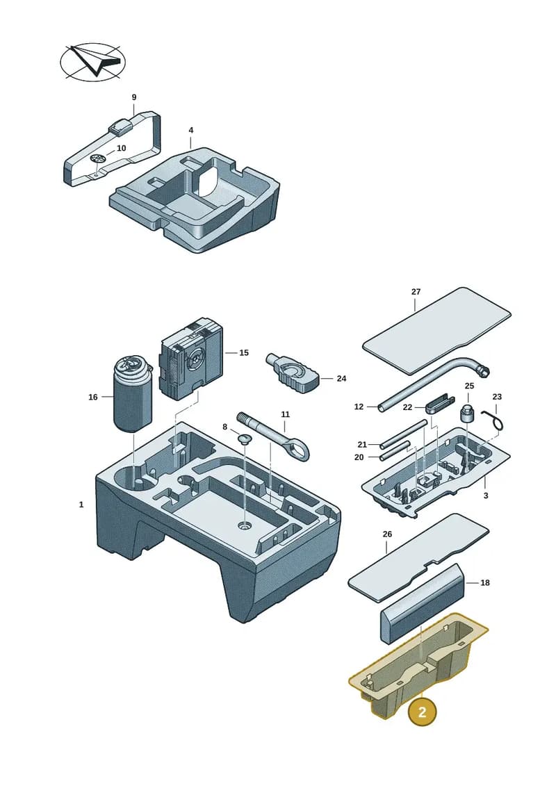 8B3012169A — Audi A5 Limousine (2024-2025) diagram 8wk011100, position 2