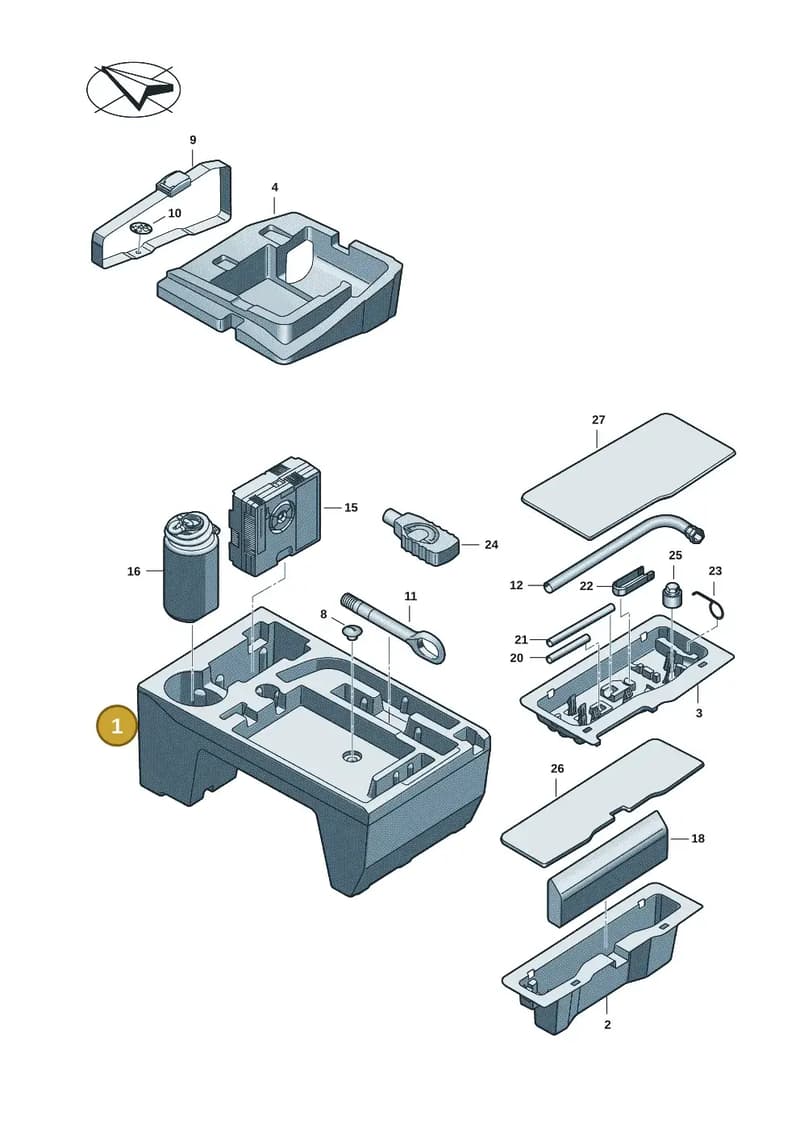 8B3012169 — Audi A5 Limousine (2024-2025) diagram 8wk011100, position 1