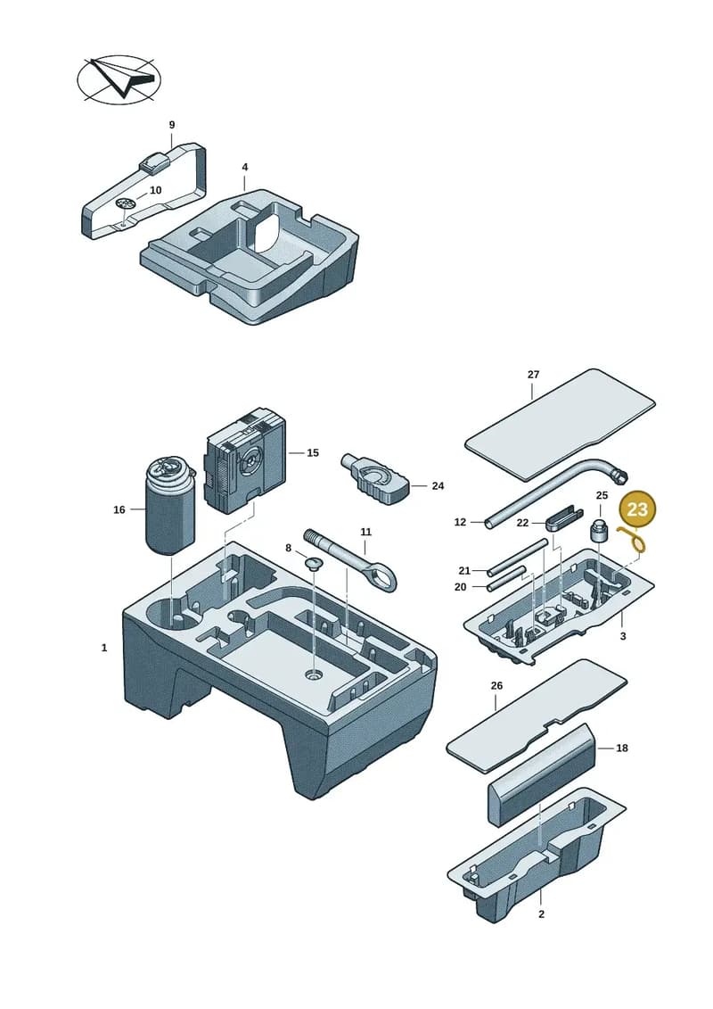 8B3012243 — Audi A5 Limousine (2024-2025) diagram 8wk011100, position 23