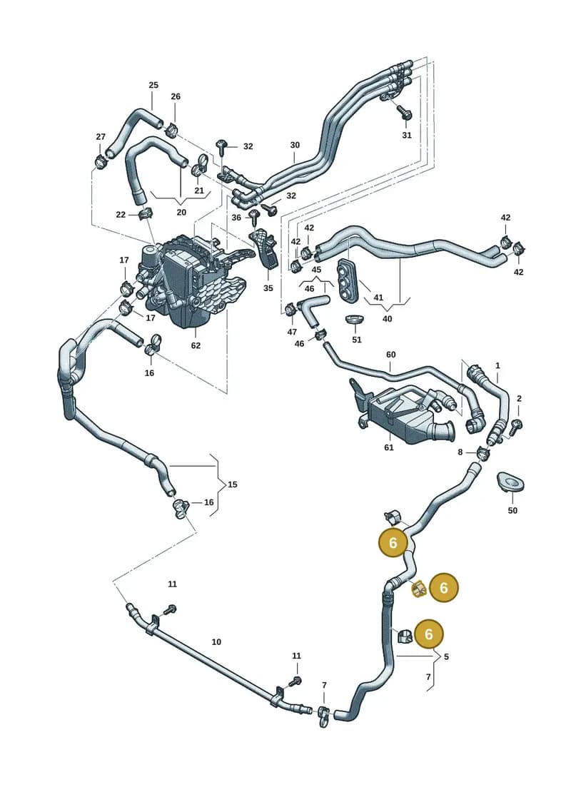 8B3121093AJ — Audi A5 Limousine (2024-2025) diagram 8wk121080, position 6