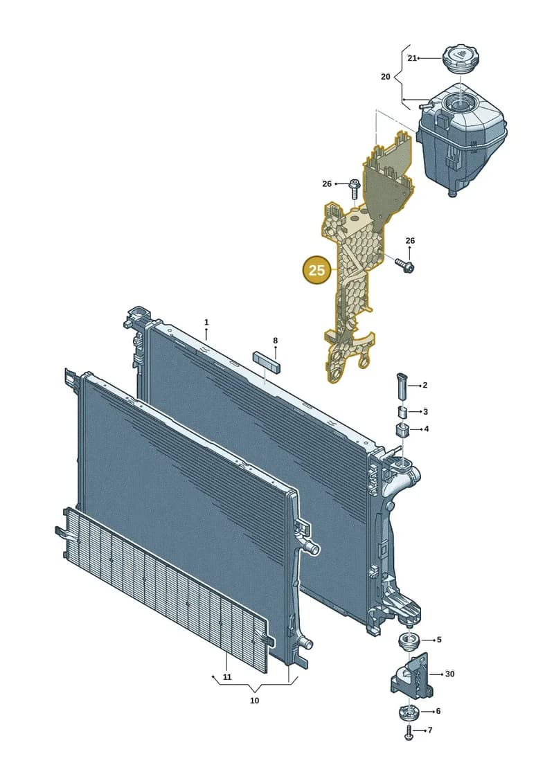 8B3121232D — Audi A5 Limousine (2024-2025) diagram 8wk121035, position 25