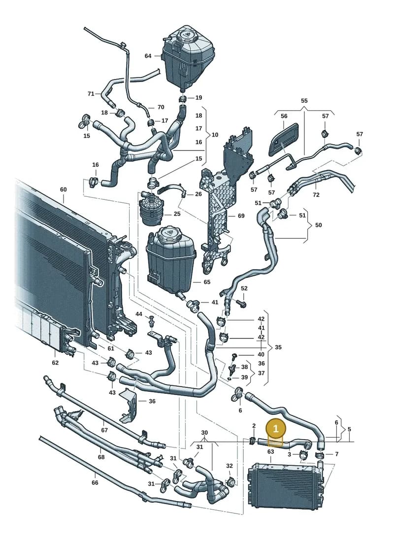 8B3122060D — Audi A5 Limousine (2024-2025) diagram 8wk121120, position 1