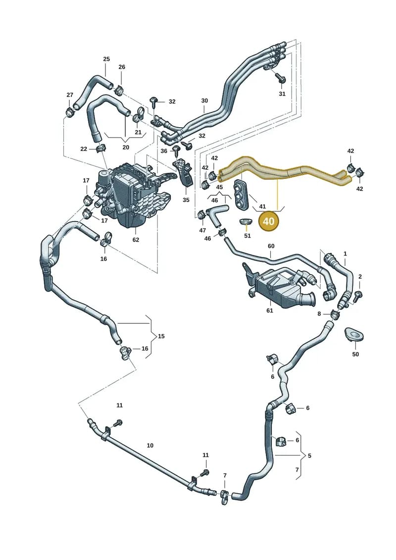 8B3122291AD — Audi A5 Limousine (2024-2025) diagram 8wk121080, position 40