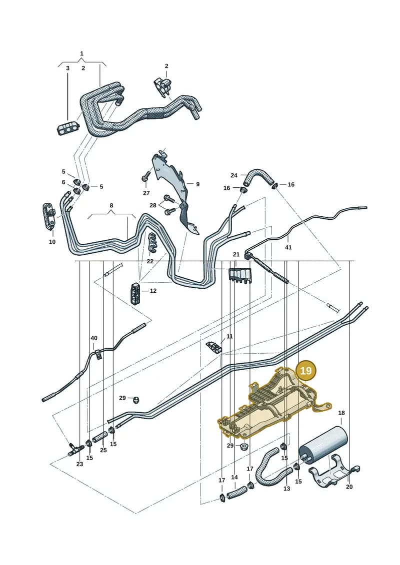 8B3127427 — Audi A5 Limousine (2024-2025) diagram 8wh201600, position 19