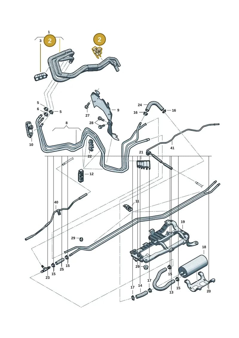 8B3201449C — Audi A5 Limousine (2024-2025) diagram 8wh201600, position 2