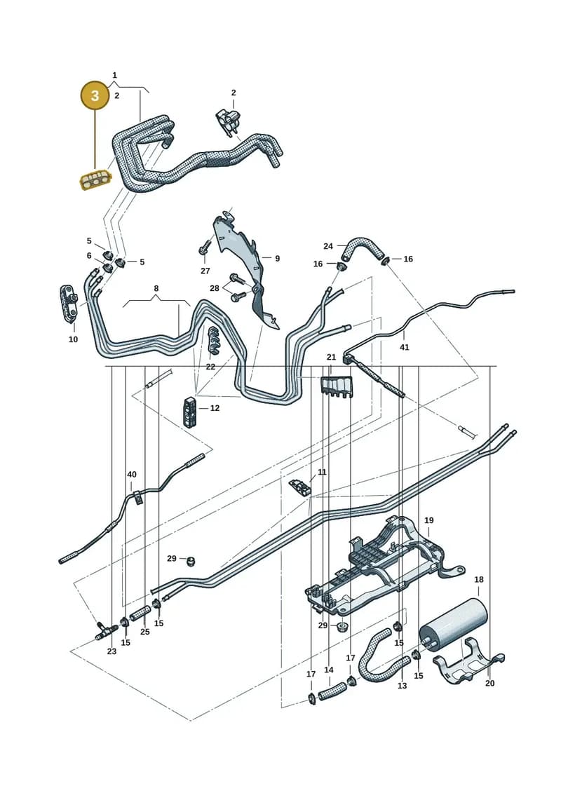 8B3201449F — Audi A5 Limousine (2024-2025) diagram 8wh201600, position 3