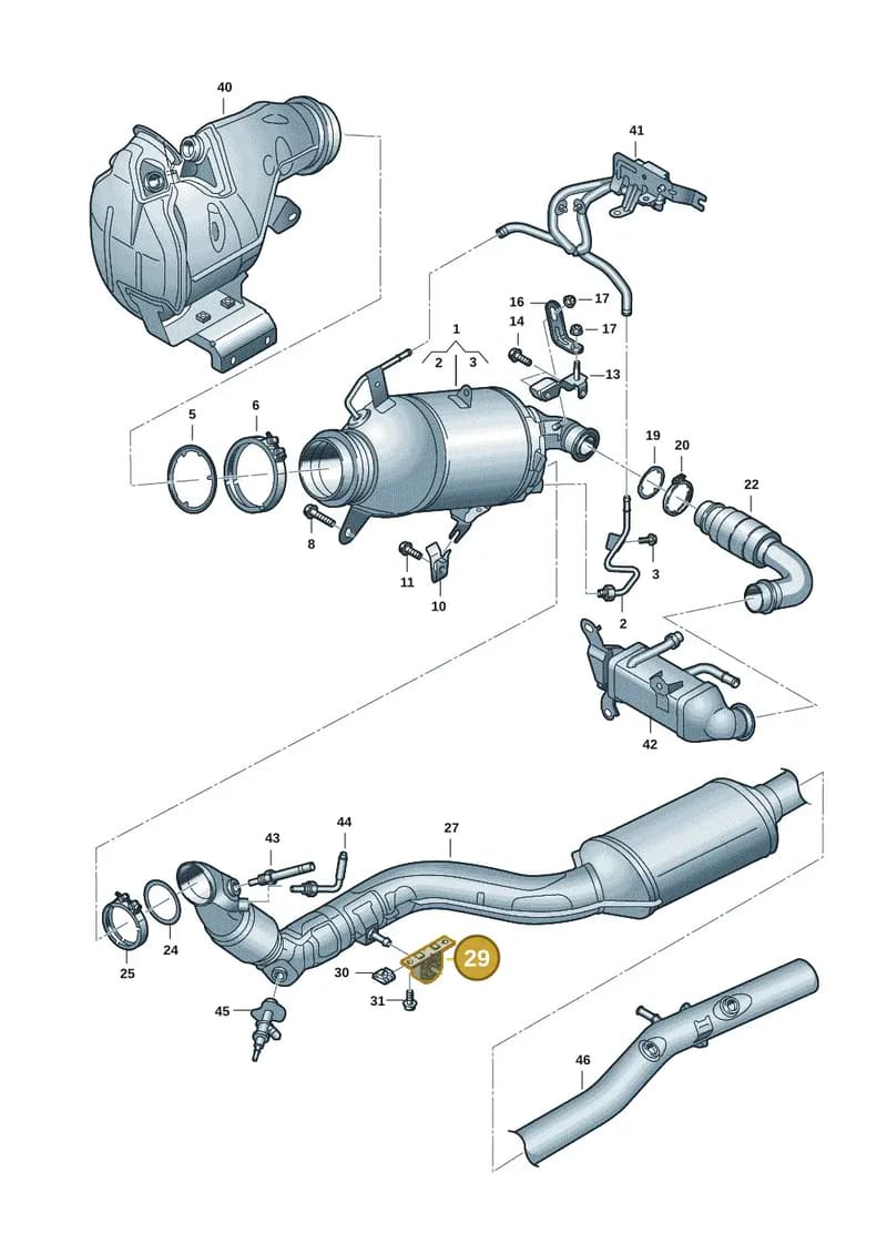 8B3253099A — Audi A5 Limousine (2024-2025) diagram 8wk253630, position 29