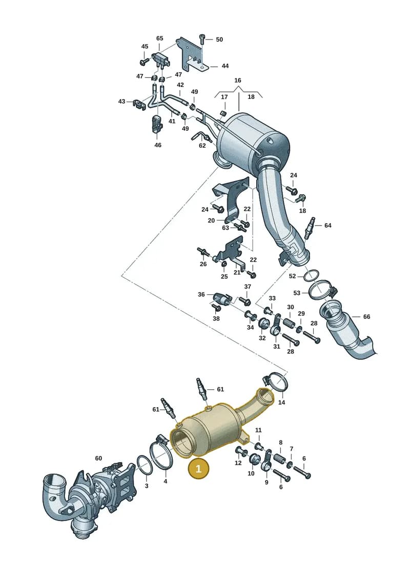 8B3254251AX — Audi A5 Limousine (2024-2025) diagram 8wk253340, position 1