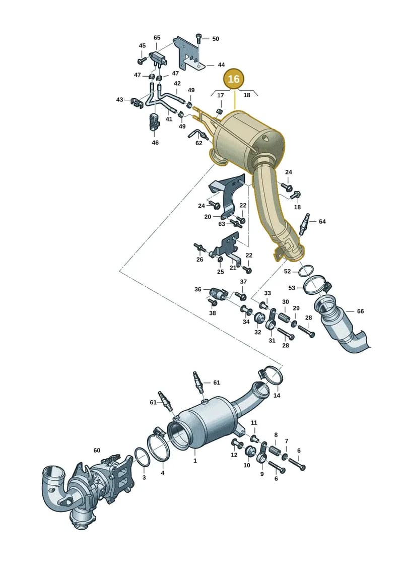 8B3254801A — Audi A5 Limousine (2024-2025) diagram 8wk253340, position 16