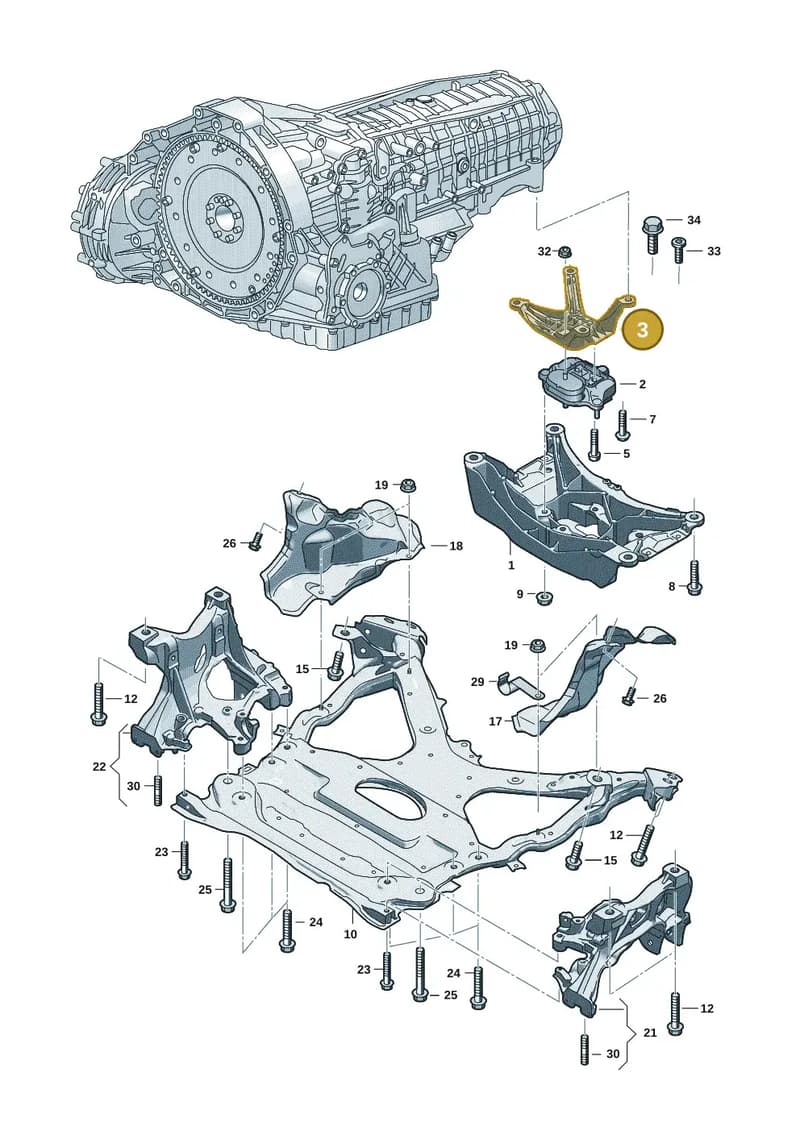 8B3399118E — Audi A5 Limousine (2024-2025) diagram 8wk399100, position 3