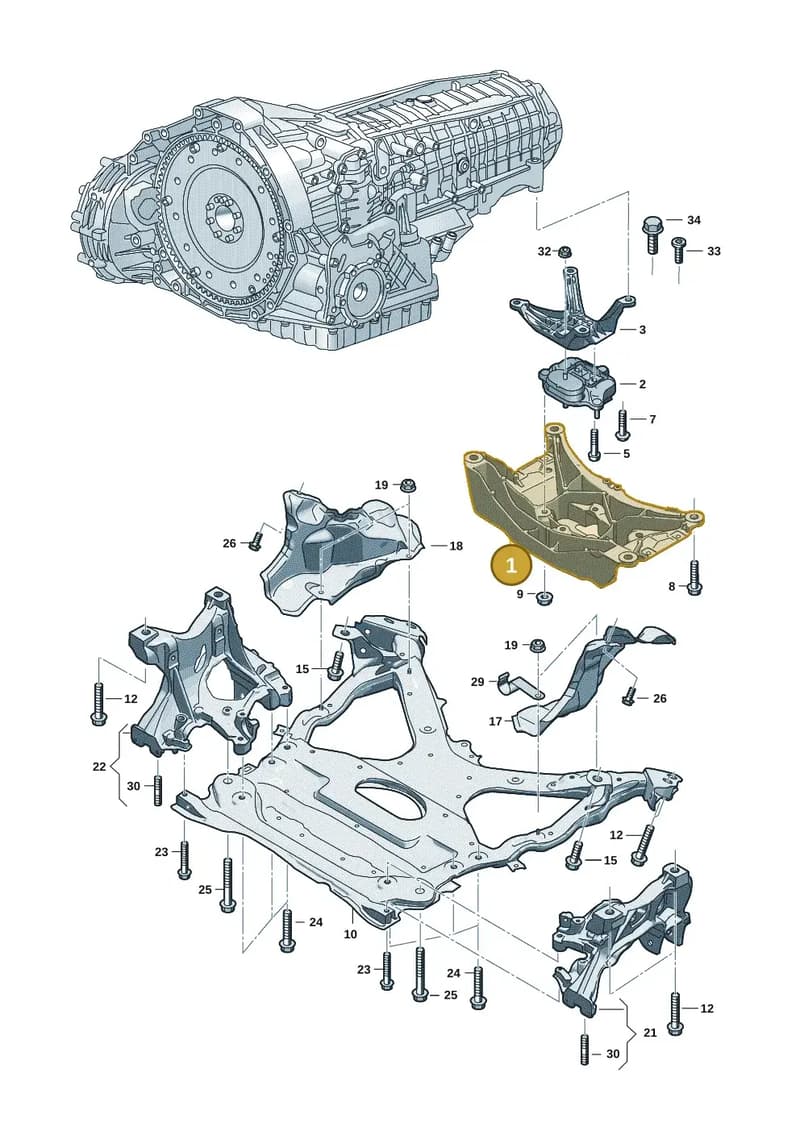 8B3399262D — Audi A5 Limousine (2024-2025) diagram 8wk399100, position 1