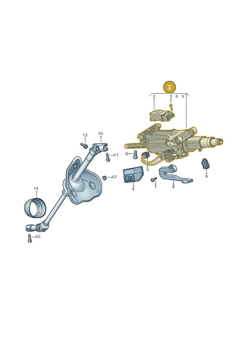 8B3419502B — Audi A5 Limousine (2024-2025) diagram 439419050, position 1