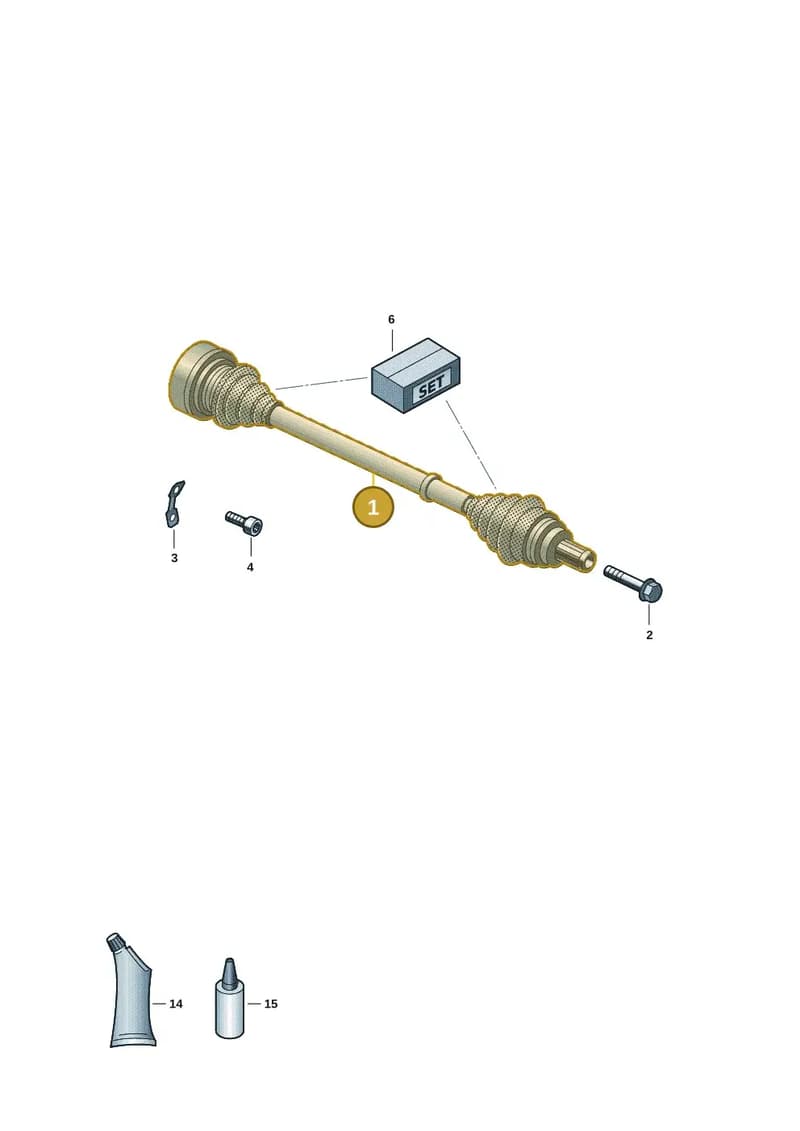 8B3501204 — Audi A5 Limousine (2024-2025) diagram 8wk501000, position 1