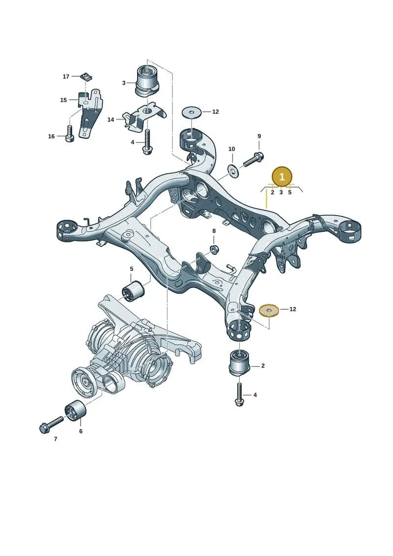 8B3505235F — Audi A5 Limousine (2024-2025) diagram 8wk505100, position 1