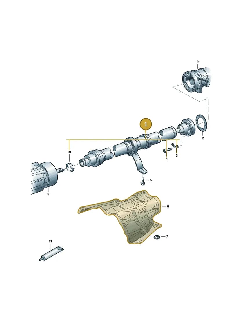 8B3521101A — Audi A5 Limousine (2024-2025) diagram 8wk521000, position 1
