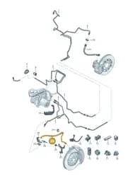 8B3611707 Audi Brake Hose