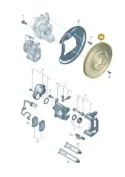 8B3615601C Audi Brake Disc